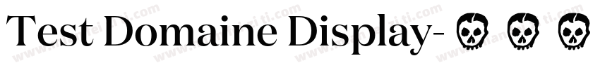Test Domaine Display字体转换